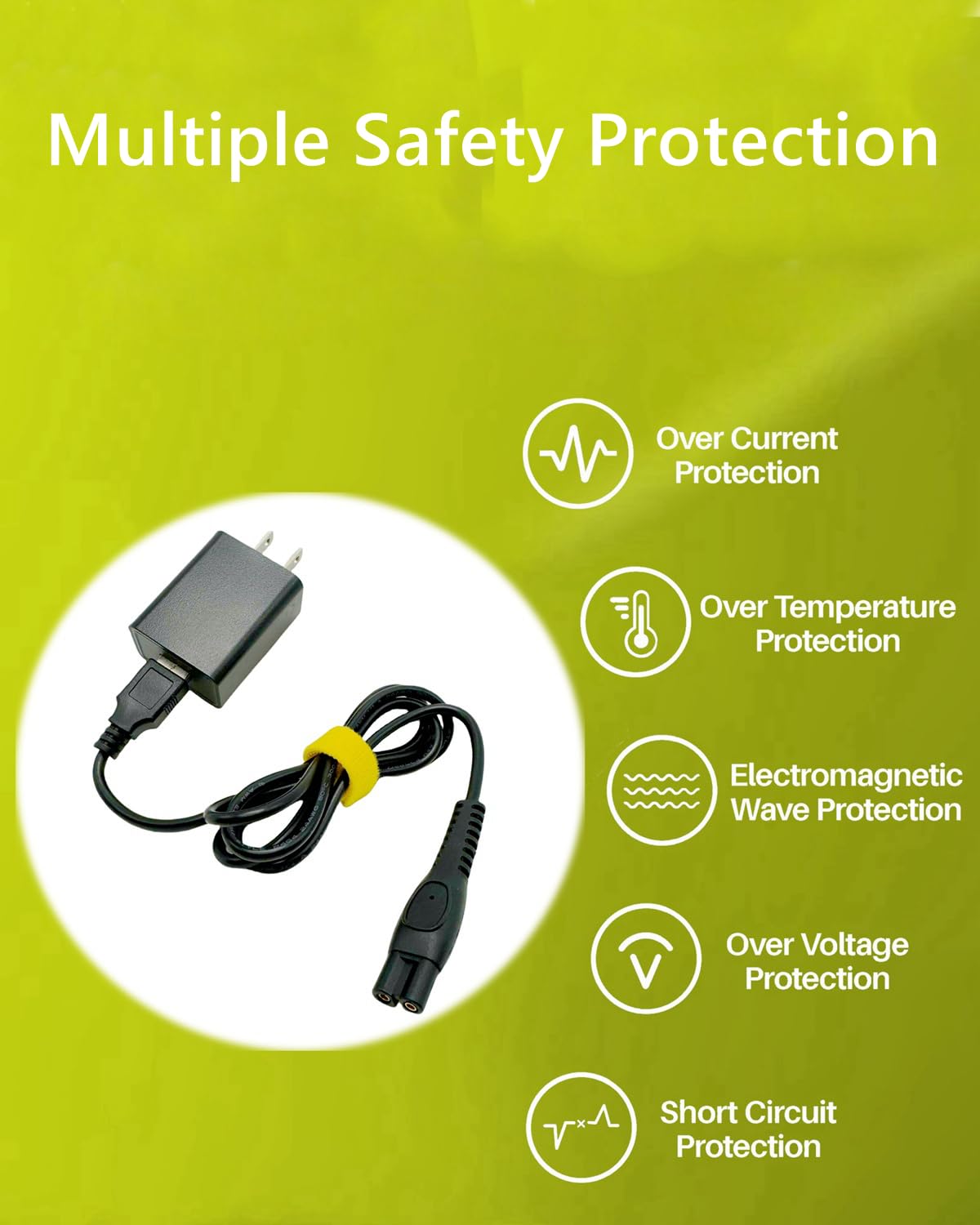 Palrey 5V Charger Compatible with Philips norelco one Blade 360 QP2724 QP2834 QP1324, Compatible with Phillips PQ889 MG5910 MG7910 MG9510 QP1924 QP6507 QP6552 Electric Trimmer Charging Cord