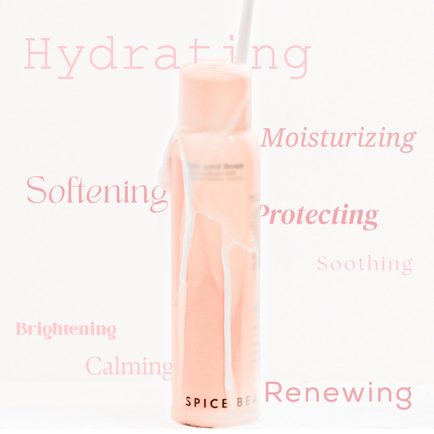 SPICE BEAUTY Milk & Rose Hair & Body Mist | Hydrating Floral Mist for Hair, Skin & Clothing | Rose, Goat Milk & Skin-Loving Ingredients | 6.7 oz