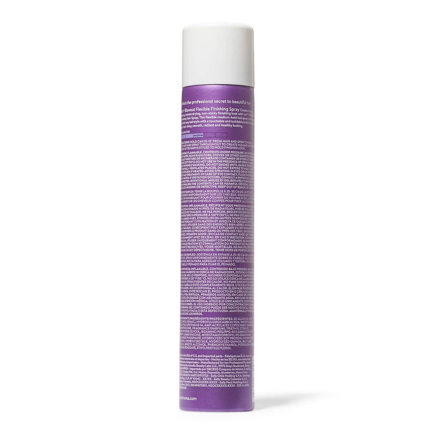 Ion Flexible Hair Spray - Humidity Resistant, Quick Drying Formula | Lasting Shine, 10 oz (Pack of 2)