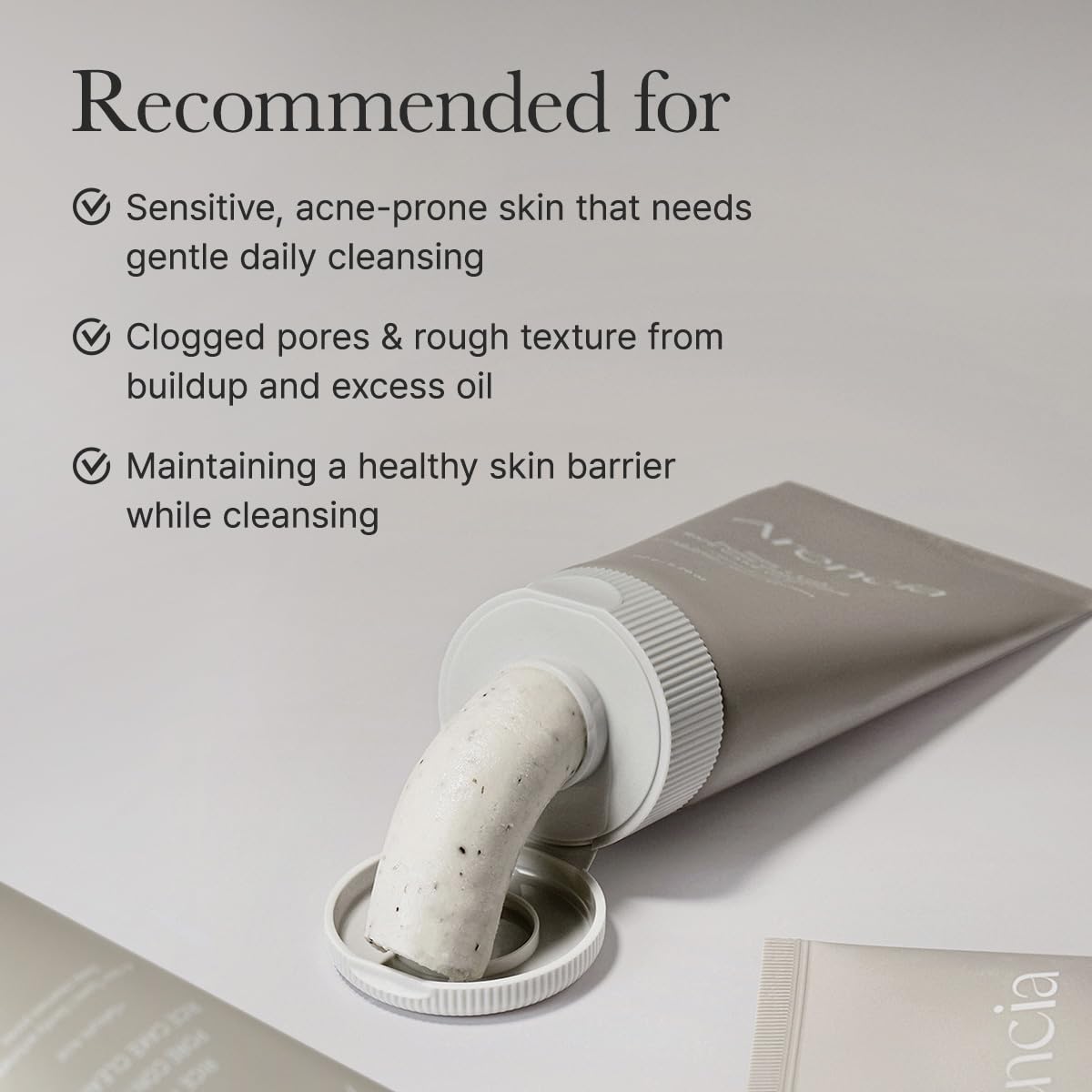 ARENCIA Rice + LHA Pore Control Rice Cake Cleanser with Salicylic Acid - Deep Cleansing, Gentel Exfoliation, All skin types, 5.29 oz