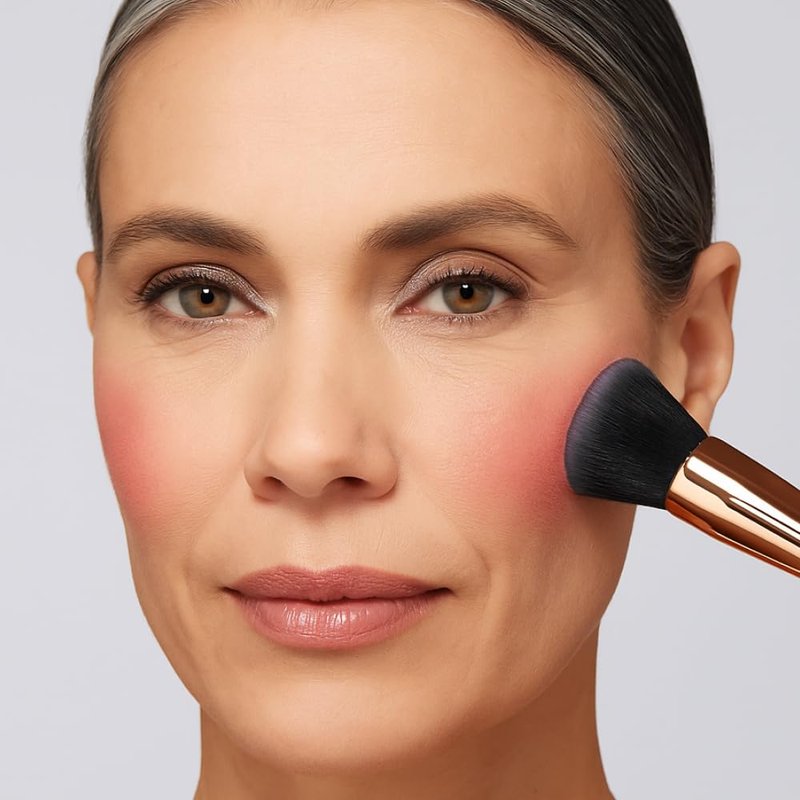 LUMINESS Airbrush Spray Blush Makeup - Fine Mist, Lightweight, Travel Size - Buildable Coverage for All Skin Tones, Natural Radiant Finish, Nourishing Formula with Vitamin E, Long-Lasting & Blendable
