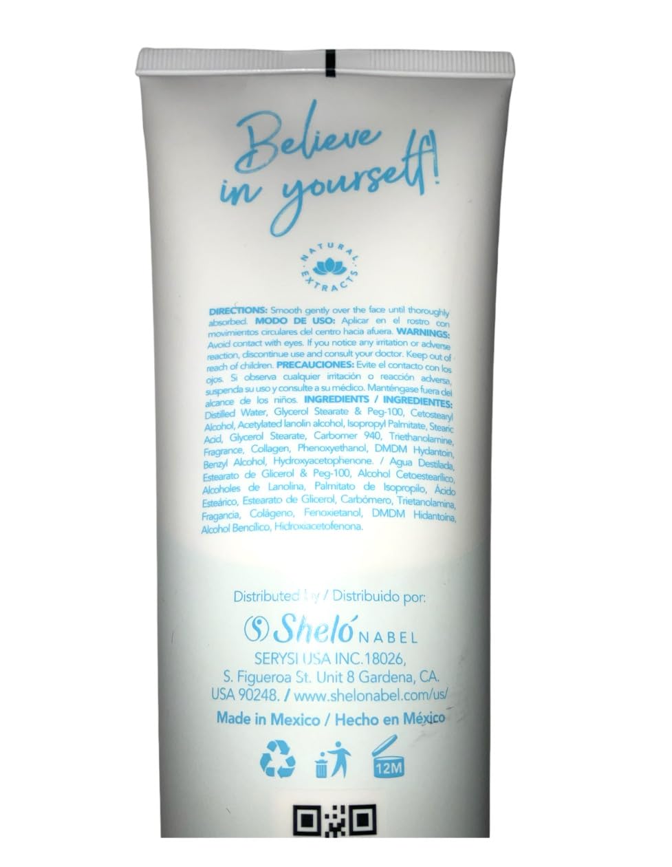 Sheló NABEL Moisturizing Facial Cream with Collagen, 8.46 floz