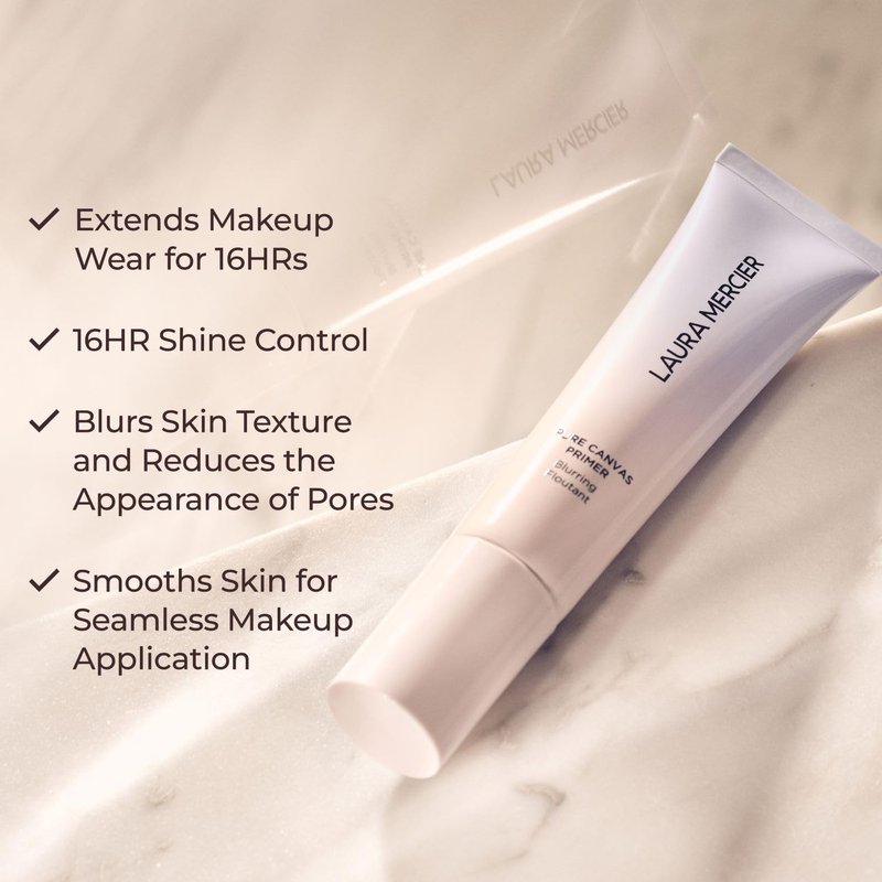 Laura Mercier Pure Canvas Primer - Hydrating & Blurring Makeup Base | Natural, Matte & Radiant Finish