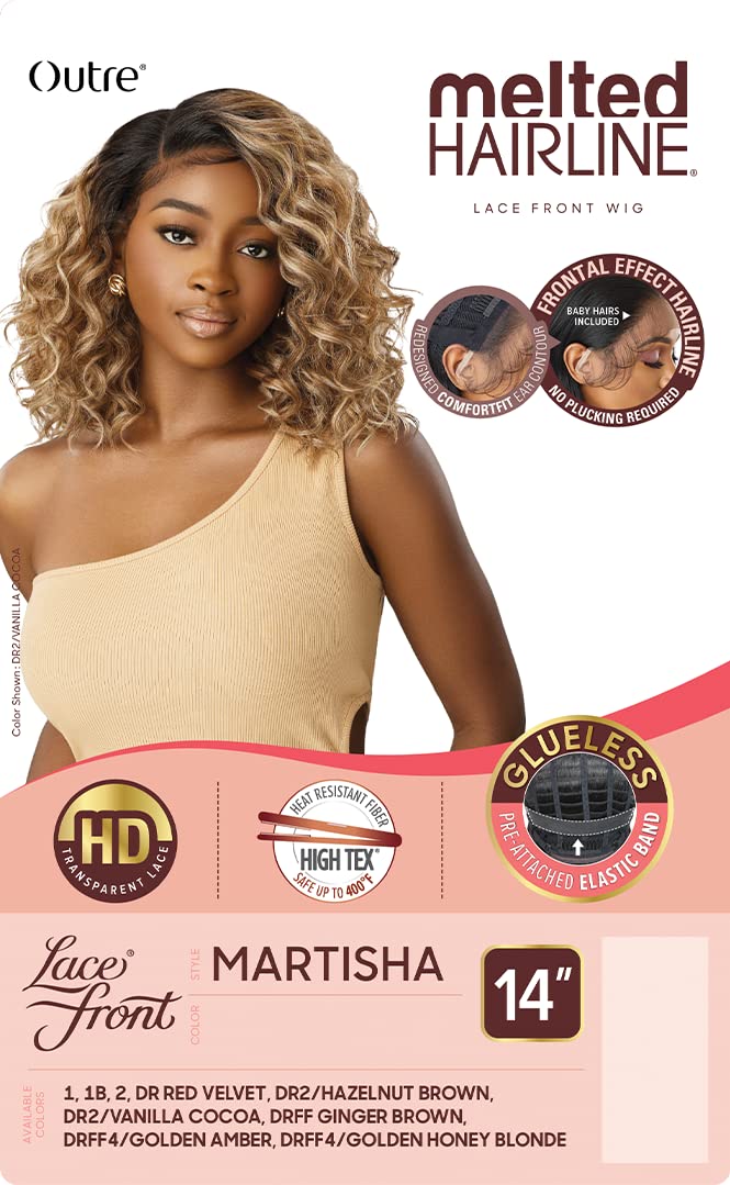 Outre Lace Front Wig - Melted Hairline - Martisha (OFF BLACK 1B)
