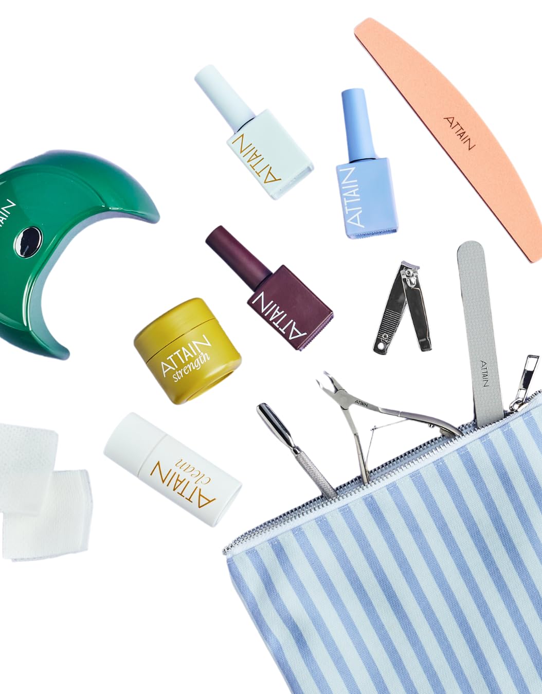 ATTAIN Shine- MADE IN THE USA Universal Tack-Free Top Coat, Hypoallergenic, Professional Quality
