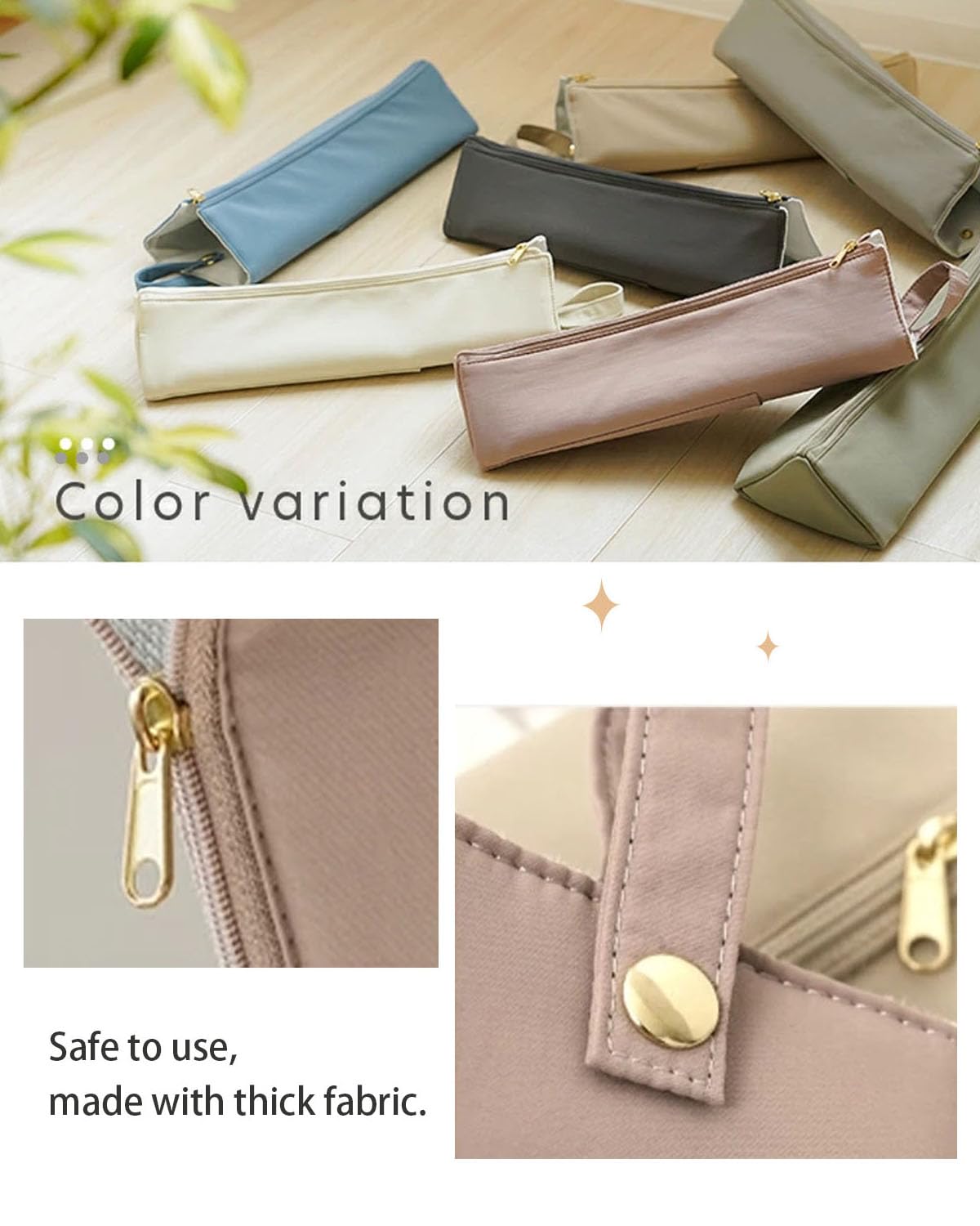 Easy-U Holder & Mat for Curling Iron Flat Iron, Heat Resistant Hot Hair Tool Travel Bag Case (pink&beige)