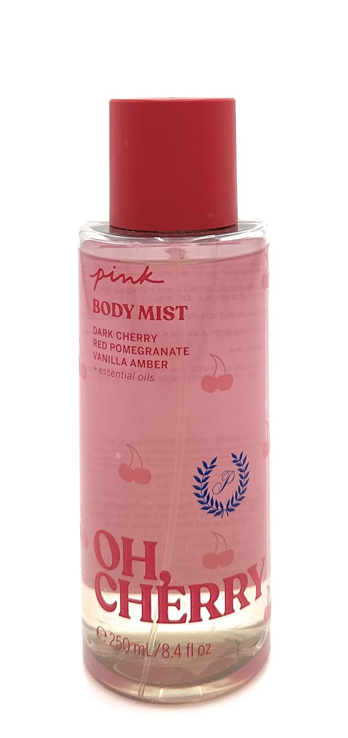 Victoria's Secret Pink Body Mist - Oh Cherry Scent | 8.4 Fl Oz Refreshing Fragrance