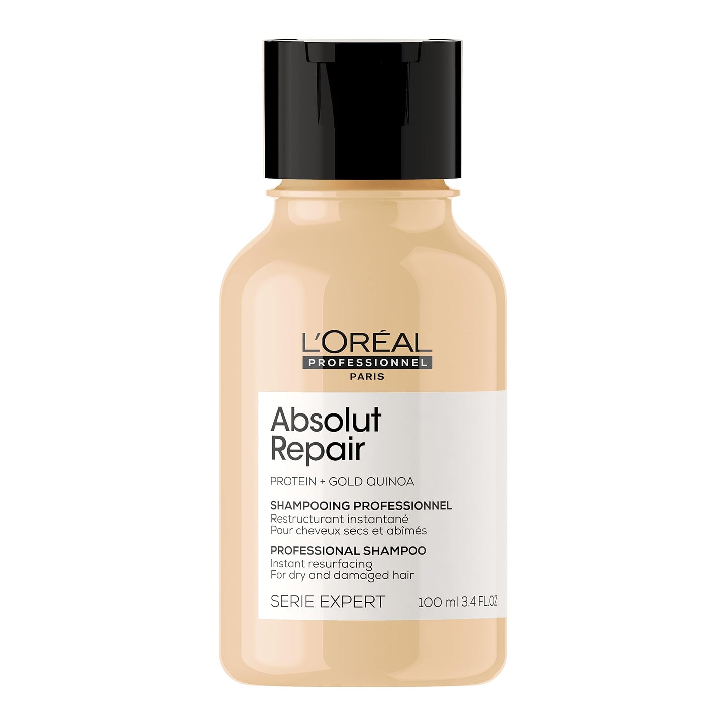 L'Oréal Professionnel Paris Absolut Repair Shampoo - Protein Hair Treatment, Repairs Damage & Provides Shine For Dry and Damaged Hair, With Quinoa & Proteins
