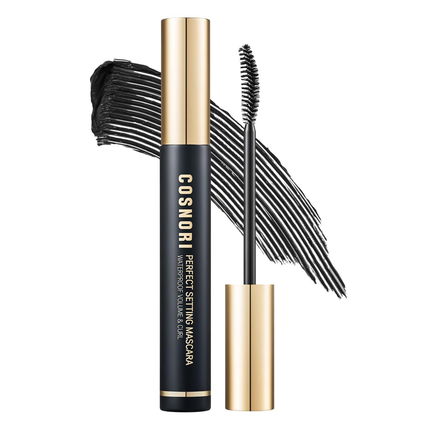 Perfect Setting Waterproof Mascara - Volumizing Black Formula for Thicker, Curling Lashes | 0.24 fl. oz.