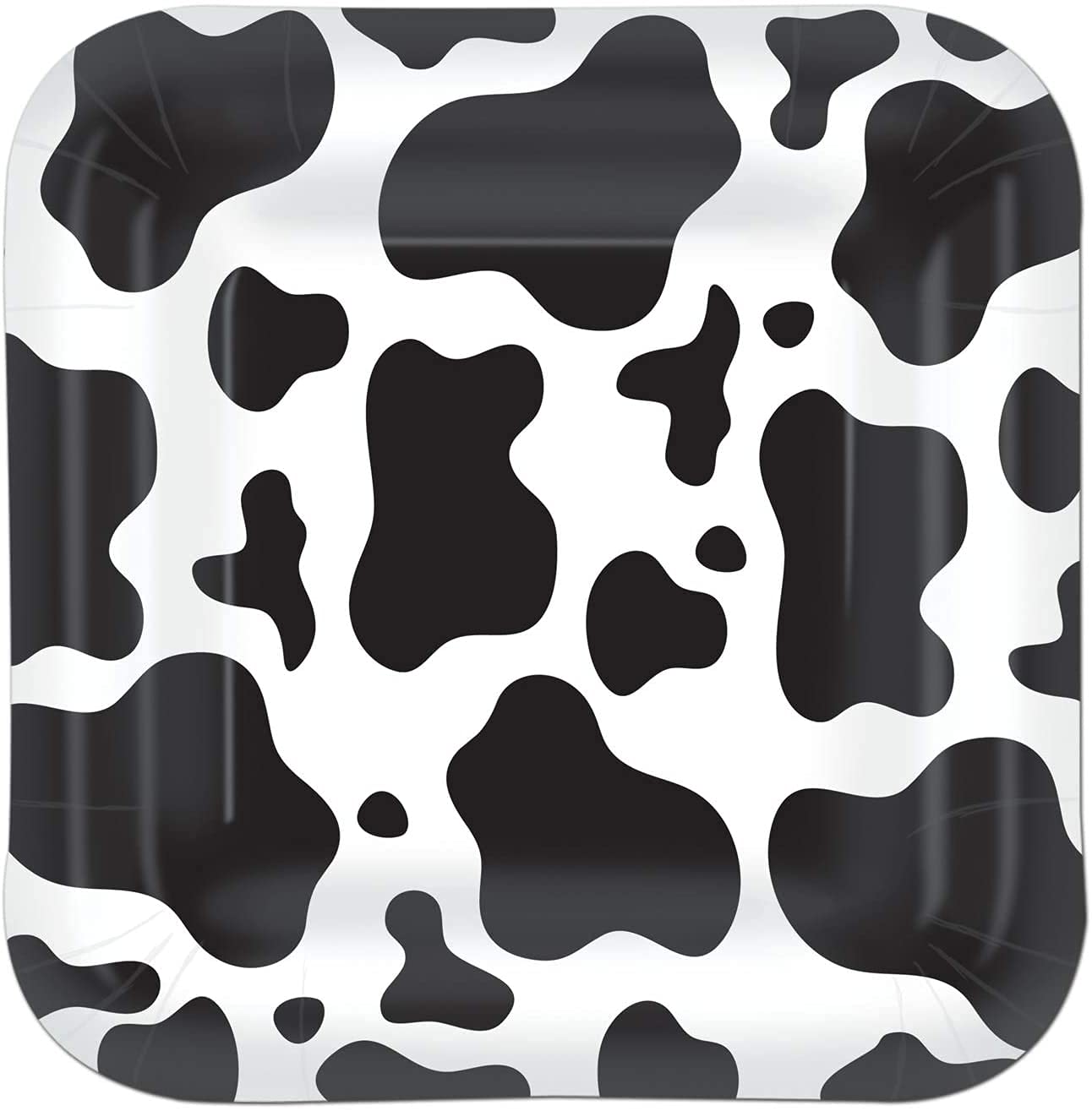 Beistle Cow Print Plates