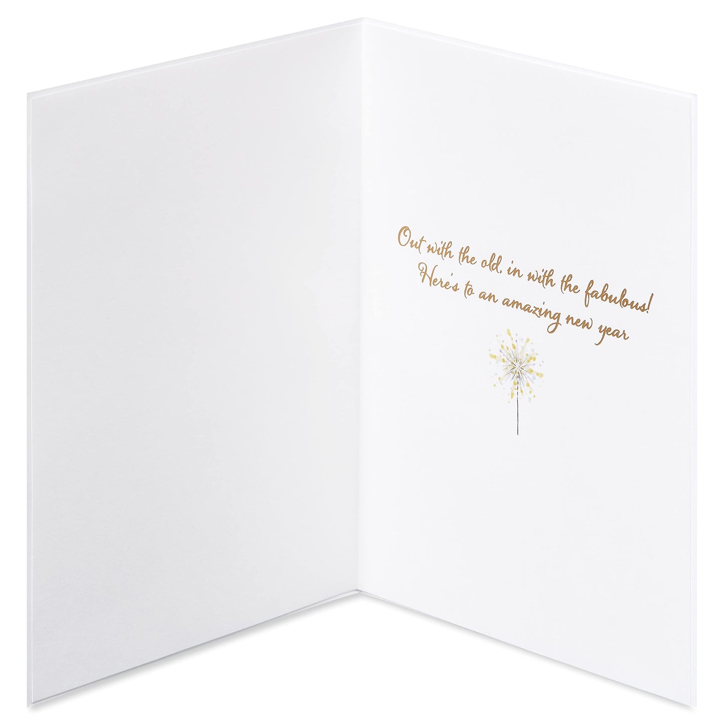 Papyrus Happy New Year Card - Designed by Bella Pilar (Out with the Old, In With the Fabulous)