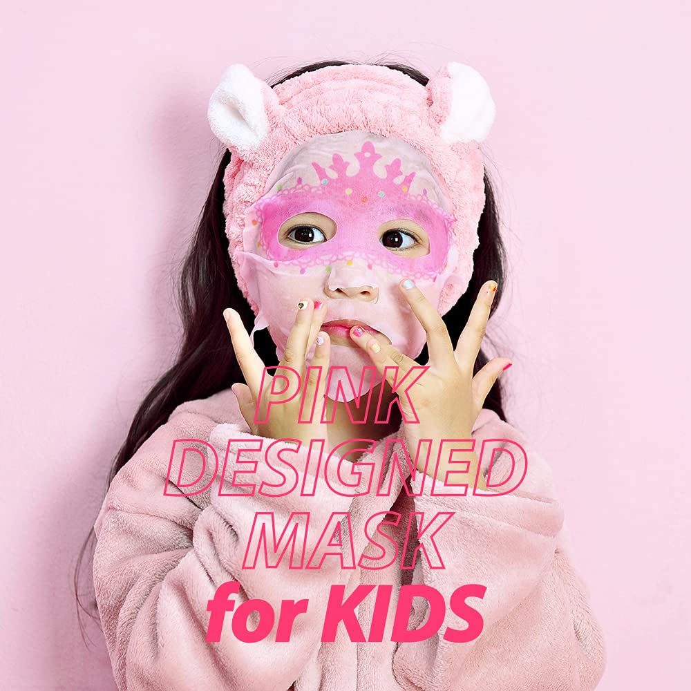 peach and face mask for kids, Skincare for kids, Spa day kit for girls, Perfect gifts for girls 6-8, Pack of 5