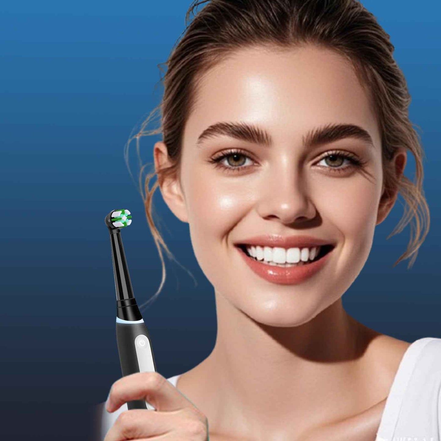 IO Replacement Heads Compatible with Oral B iO 2 3 4 5 6 7 8 9 10 Series Electric Toothbrush, 8 Pcs Brush Heads Compatible with Oral B, Gum Protection and Deep Cleaning Black