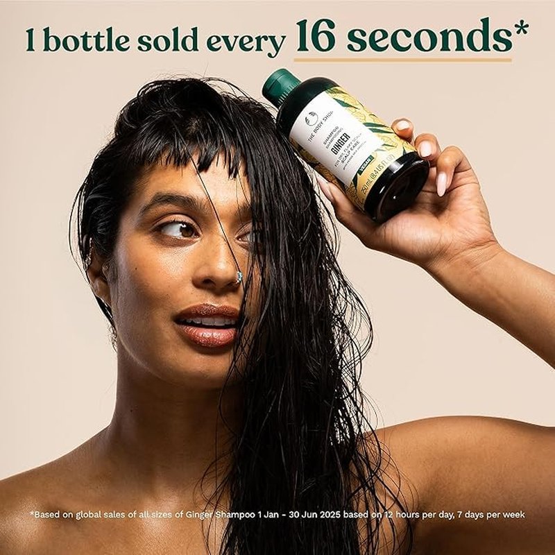 Ginger Scalp Care Shampoo - Soothe Dry, Flaky Scalp with Ginger Oil | 400 mL / 13.5 Oz