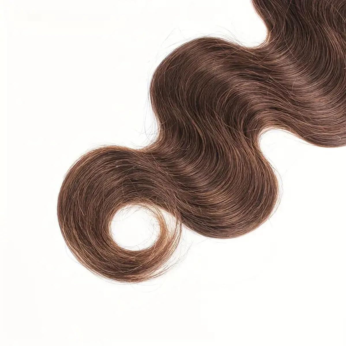 Chocolate Brown 4# Closure 4x4 Free Part Body Wave Closure Brazilian Human Hair Extensions Preplucked Bleached Knots Sew In Weave Virgin Hair Lace Front Closure For Women Wet And Wavy 20 Inch