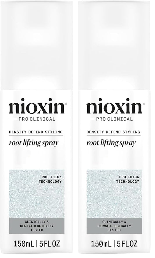 NIOXIN Density Defend Styling Root Lifting Spray | Hair Thickening Spray | Texturizes and Volumizes-| 5.1 Fl oz.,(Pack of 2)