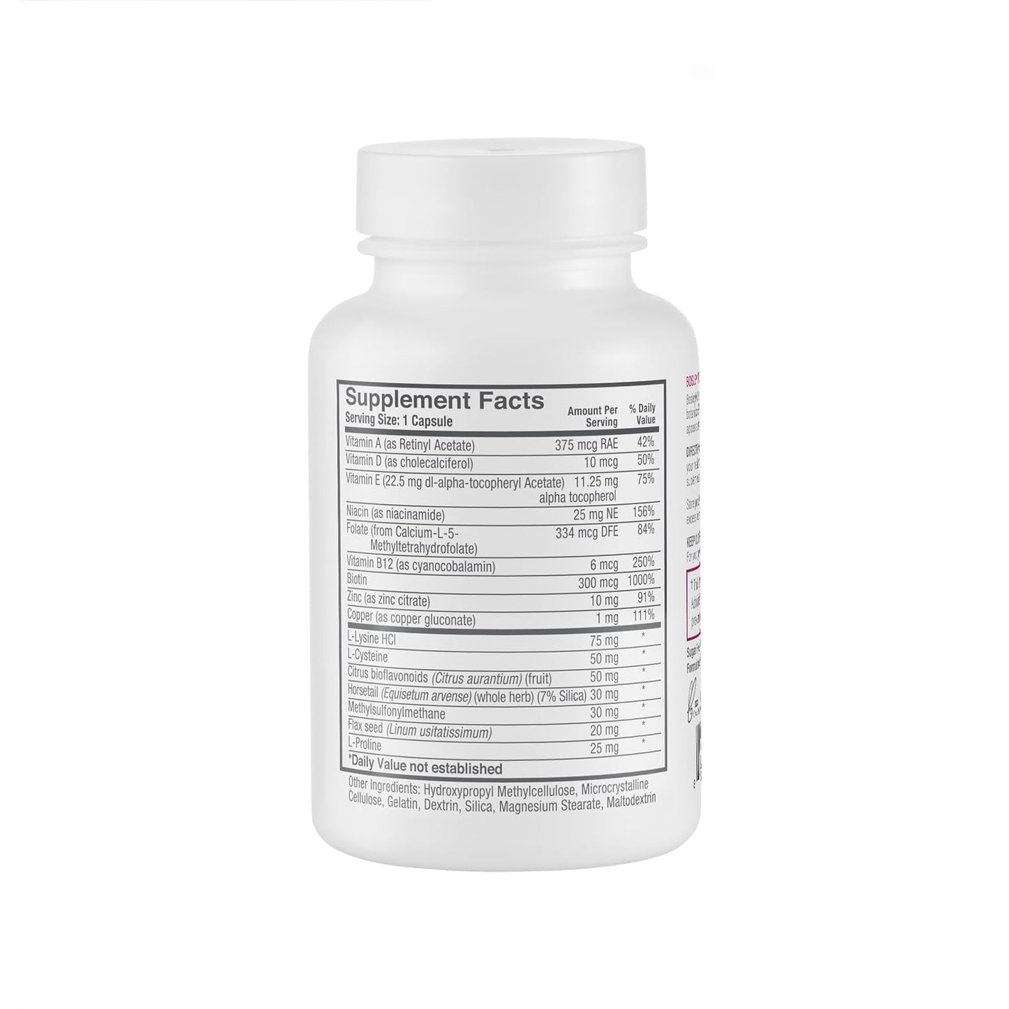 BosleyMD Women's Hair Growth Supplements - Thicker, Fuller Hair with DHT-Blocking Botanicals | 60 Capsules (2-Month Supply)