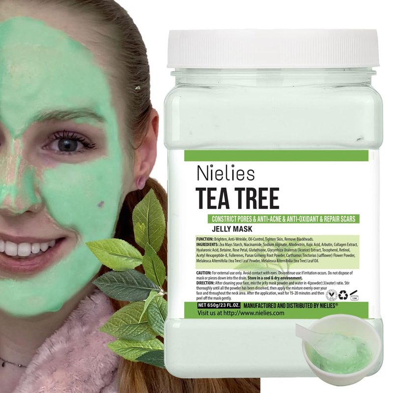 Lavender & Tea Tree Peel-Off Jelly Mask Set - Hydrating, Oil Control Facial Treatment | Perfect Gift for Men & Women