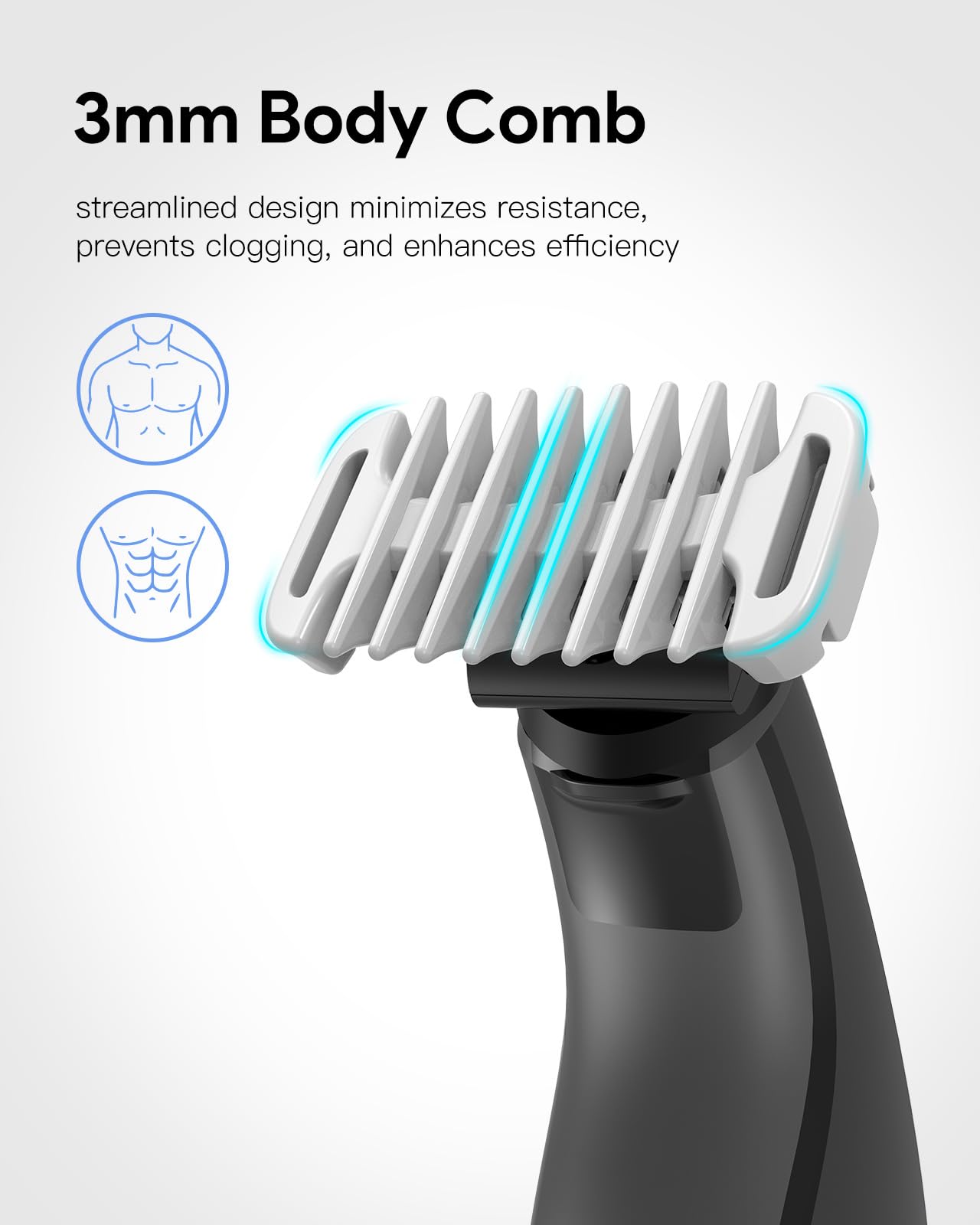 Guide Guards with Stand—1/2/3/5mm, Skin & Body Combs Replacement Fit for O Blade QP2724, QP2834, QP25XX, QP26XX, QP65XX, QP66XX Pro Series, Premium Guards with a Reliable Base (6PC+Stand)