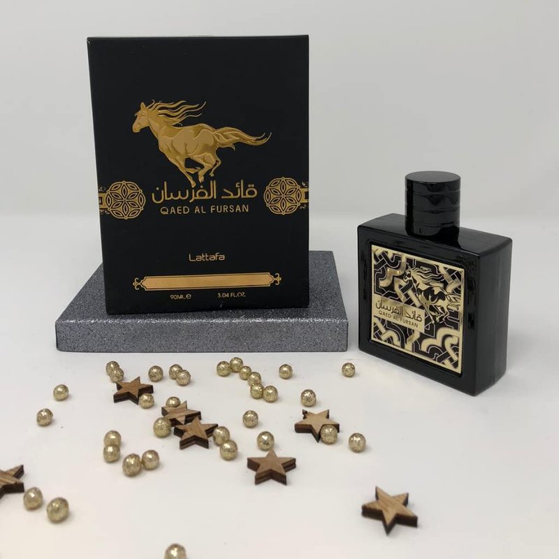 Lattafa Qaed Al Fursan - Unisex Eau de Parfum | Long-Lasting Oriental Fruity Amber Wood Fragrance - 3.40 Ounce / 100 ml