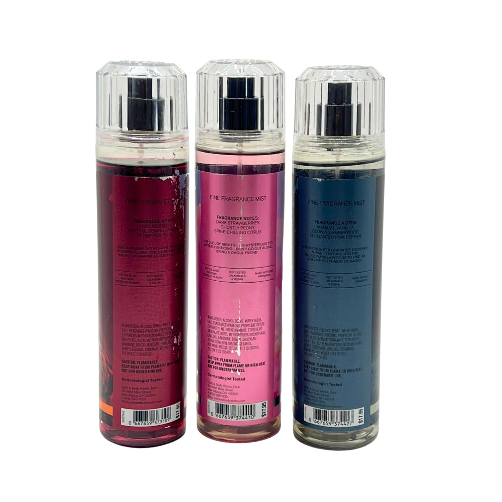 Vampire Blood Fine Fragrance Mist | Halloween 3-Piece Collection with Red Bow - 2025 Edition Scents