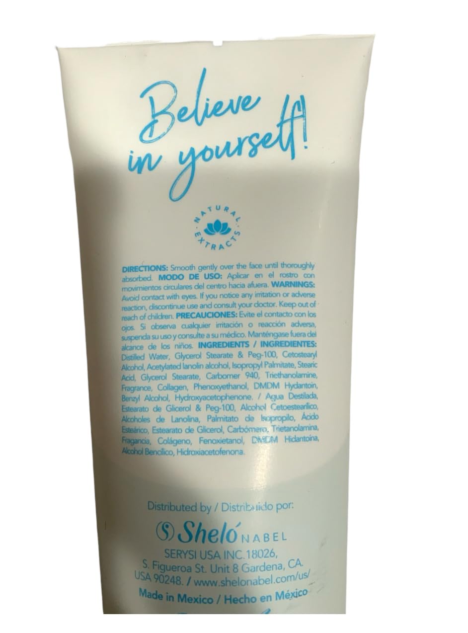 Sheló NABEL Moisturizing Facial Cream with Collagen, 8.46 floz