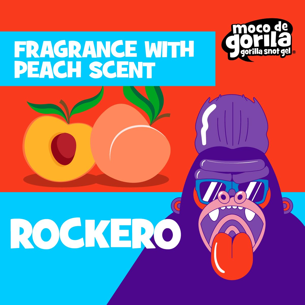 Moco de Gorila Rockero Hair Styling Gel, Long-Lasting Effect, Reactivate with Water, High Fixation, 9.52 Oz Jars (Pack of 3)
