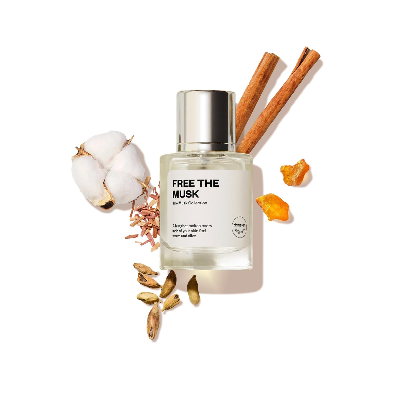 Dossier - Originals - Free The Musk - Eau de Parfum - Long-Lasting Clean Skin Musk Fragrance - Unisex - 1.7 fl oz (50ml)