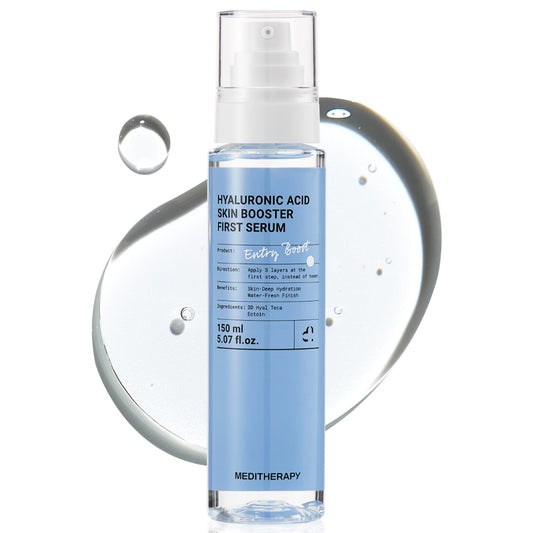 MEDITHERAPY Hyaluronic Acid Serum 5.07 fl oz | Korean Facial Serum for Plump Dewy Glass Skin, Deep Hydrating Moisture for All Skin Types, K-Beauty
