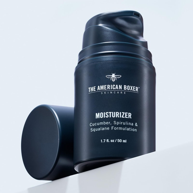 Men's Face Moisturizer - Hydrating Cream for Dry Skin | Soothes Irritation, Reduces Razor Burn & Redness, Quick Absorbing, Anti-Aging Formula