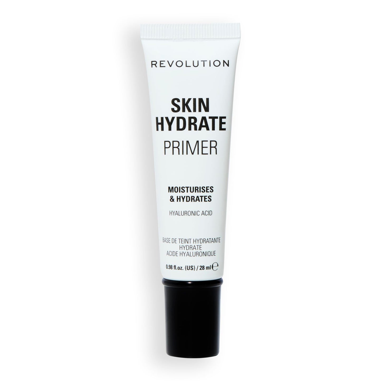 Revolution Beauty London, Hydrate Primer, Hydrating, Water-Based Face Primer, Lightweight with Vitamin E & Hyaluronate Acid, Vegan & Cruelty-Free, 0.98 fl oz