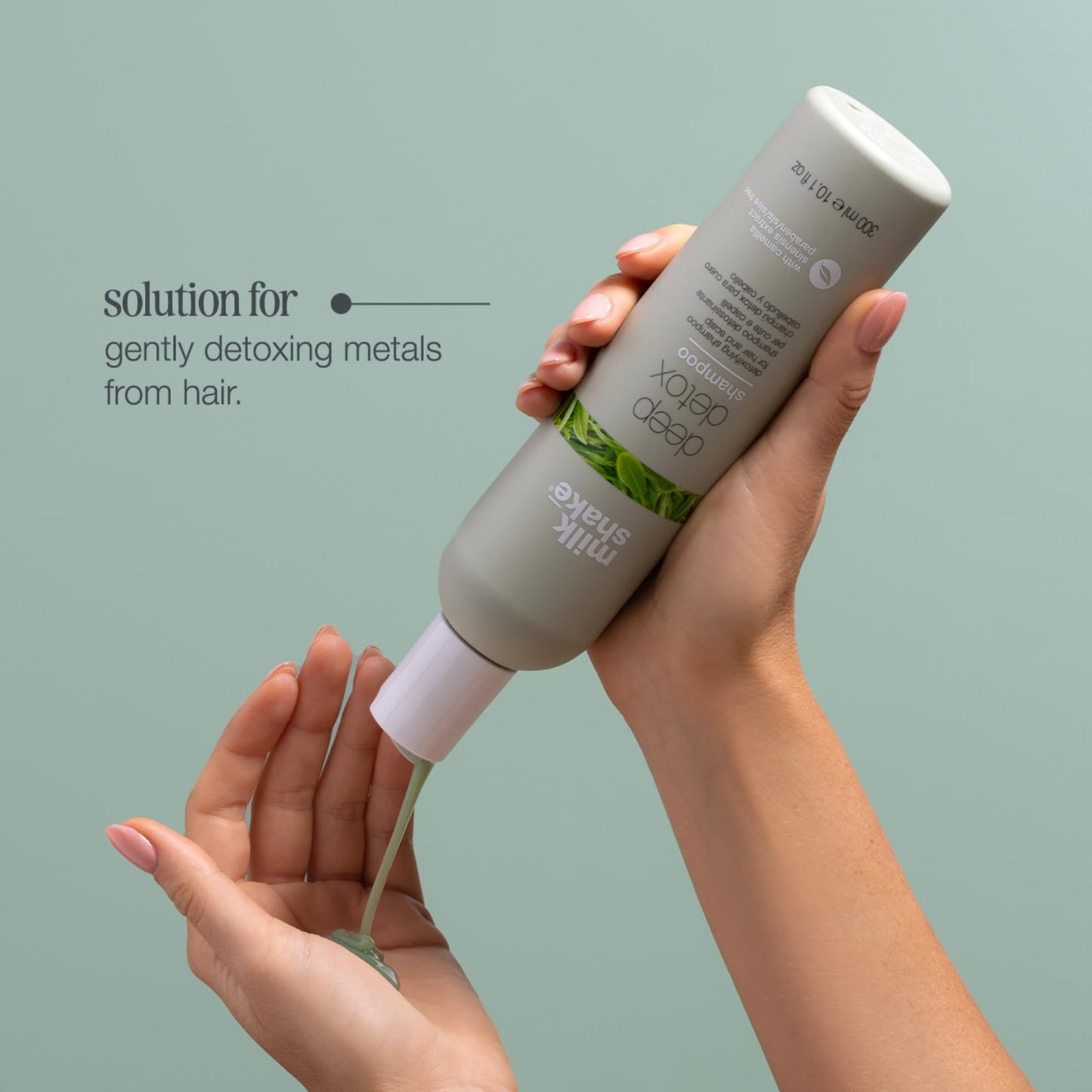 milk_shake Deep Detox Shampoo -Nourishing Green Tea Extract with Signature Milk Proteins (10.1 Fl Oz / 300 ml)