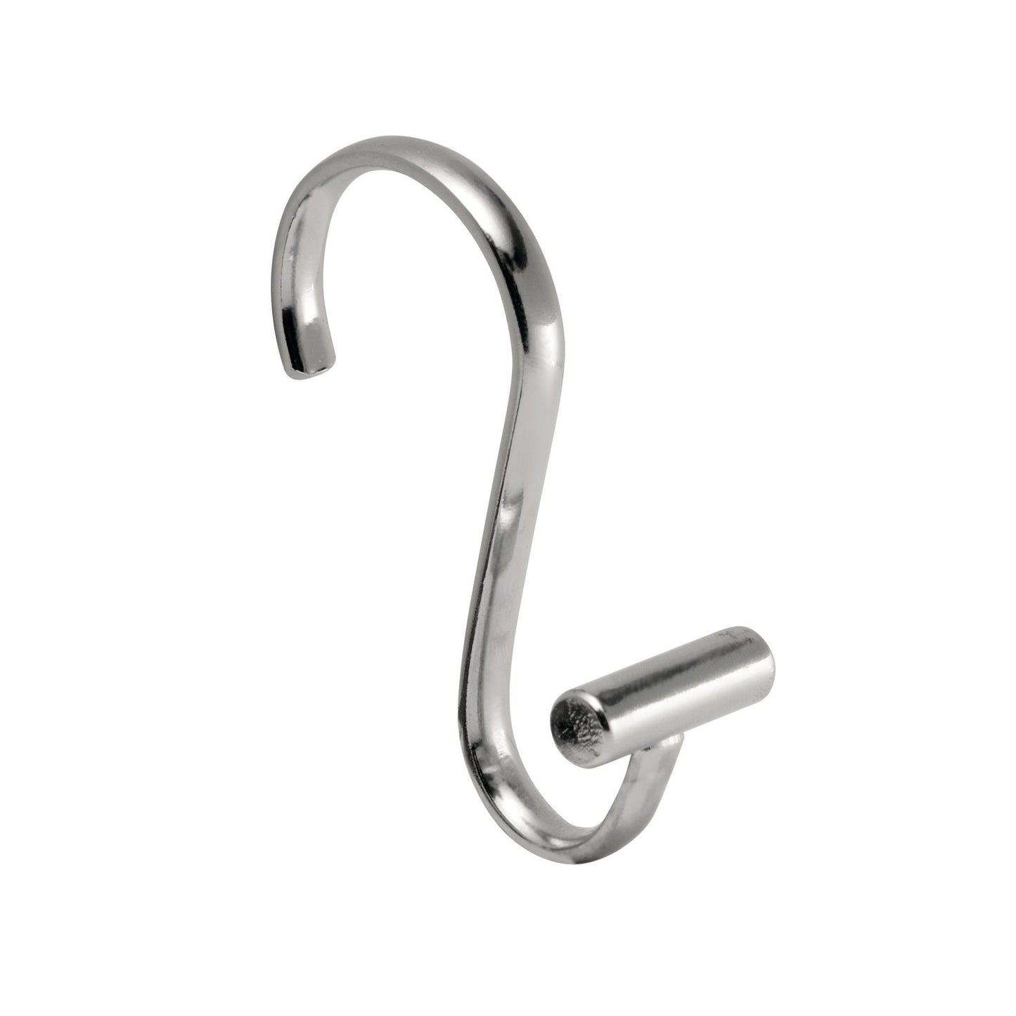 iDesign Metal T-Bar Shower Curtain Hooks, Set of 12, Chrome, 12 Count