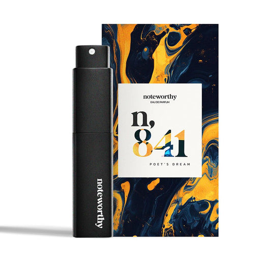 Noteworthy n,841 Eau De Parfum – Lemon, Bergamot, Cardamom | Long-lasting Unisex Perfume for Women & Men (Travel)