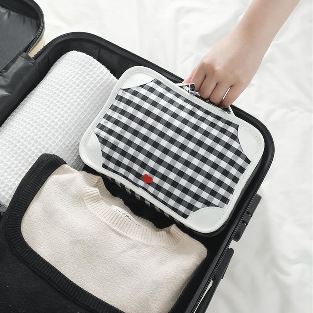 VanFn Cosmetic Bags, Makeup Bag Cosmetic Bag for Women Cosmetic Travel Makeup Bag Large Travel Toiletry Bag for Girls Make Up Bag Brush Bags P.Travel Series