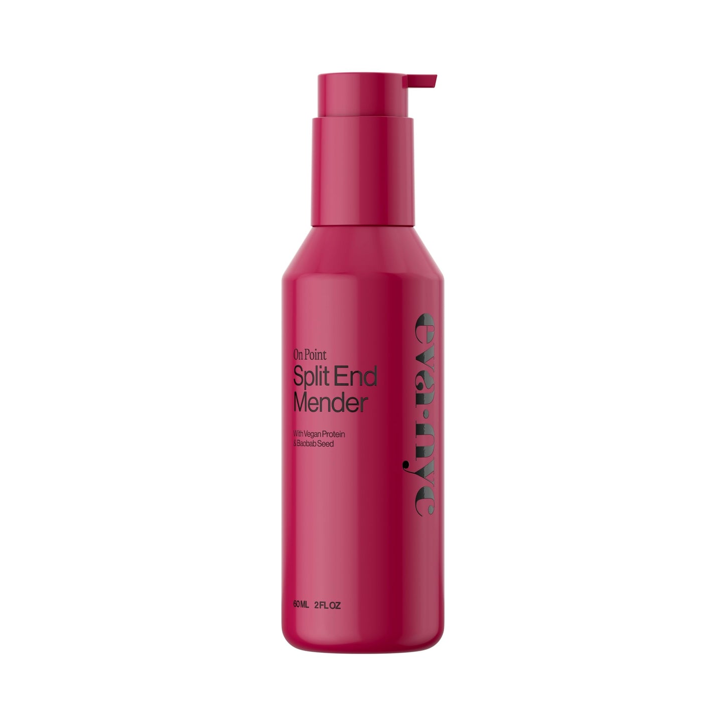 Eva NYC Split Ends Treatment for Dry Damaged Hair - Reduce Breakage + Seal Split Ends with Vegan Protein + Baobab Seed - Serum for Softer Stronger Hair - Travel Size - Vanilla Scent - 2 fl oz
