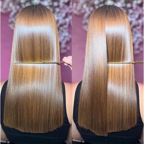 Hair Treatment Straightening Blowout Brazilian Smoothing Professional Results Salon and Home Use , Long Lasting organic results 4-6 months 4pc Set