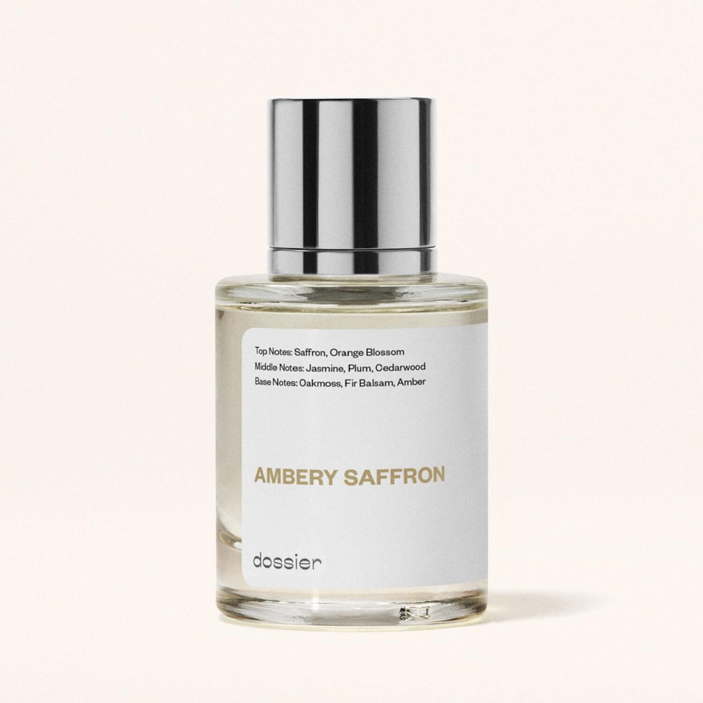 Dossier - Ambery Saffron - Eau de Parfum - Inspired by Baccarat Rouge 540 - Long-Lasting Fragrance - Unisex - 1.7 fl oz (50ml)