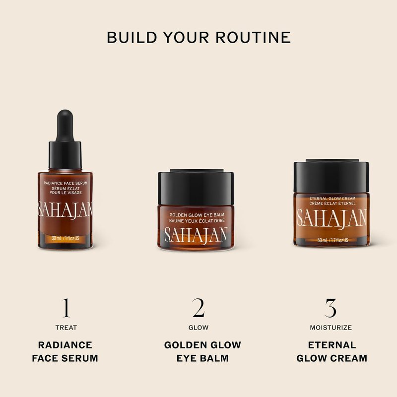 Sahajan Eternal Glow Bakuchiol Moisturizer, Retinol Alternative Face Cream with Vitamin C, Ceramides & Saffron, Brightening Anti Aging Bakuchiol Cream for Dark Spots, Fine Lines, Wrinkles, 1.7 oz