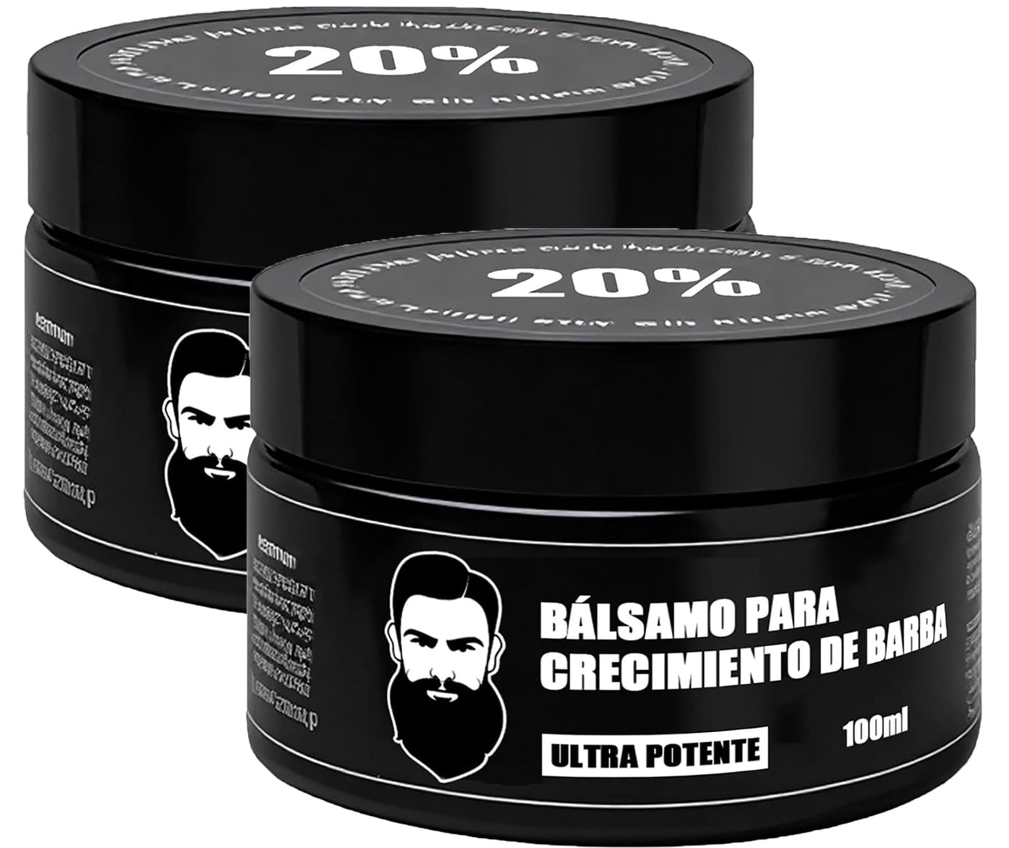 Wdvpue Estimulante de Barba, Bálsamo Para Crecimiento De Barba Ultra Potente, Barba Crema, Beard Growth Balm, Thicker, Fuller Beard & Hair 100ml/3.5oz (2)