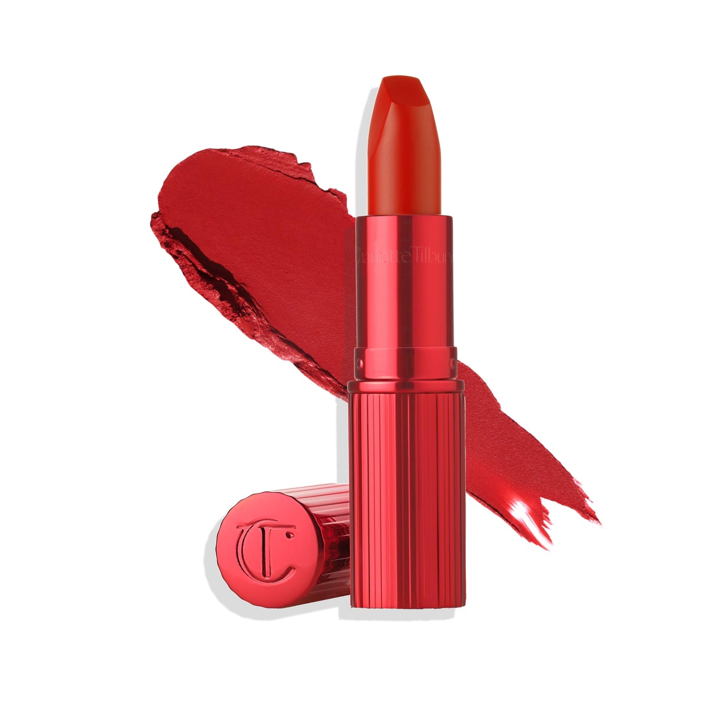 Charlotte Tilbury Matte Revolution Lipstick - Long Lasting, Matte Lipstick with Buildable Color & Lip-Loving Ingredients - Creamy, Easy to Blend Formula - Flame Flame