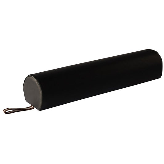 6"x26" 3/4 Round Massage Bolster - Black