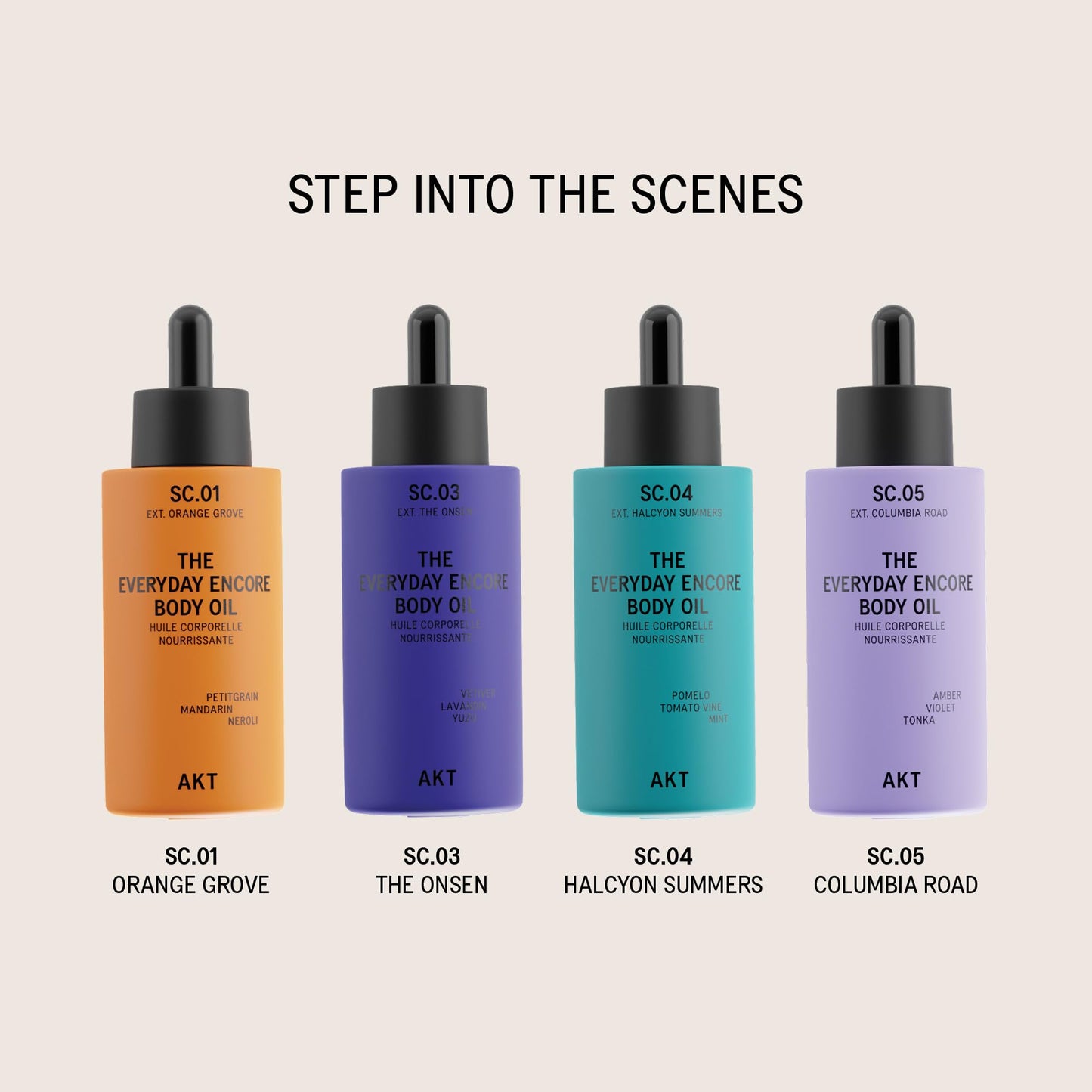AKT Everyday Encore Body Oil 3.4 Fl Oz, SC.02 After Thunder Scent, Dry Body Oil After Shower, Skin Moisturizer, Fast Absorbing, Lasting Glow, Cedar Fragrance, Non-Greasy, All Genders Skincare