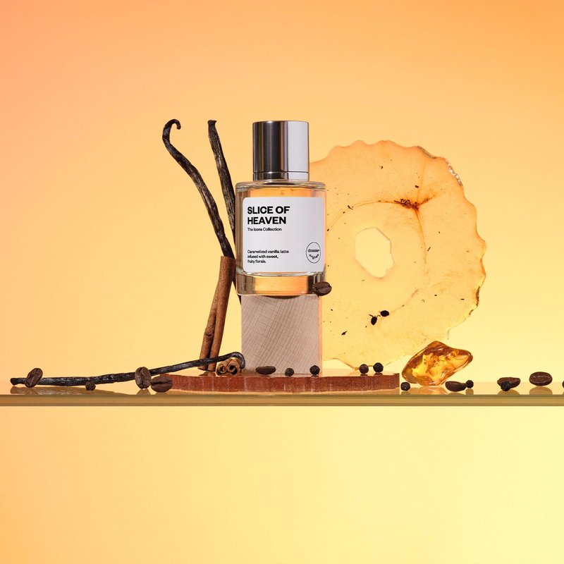 Dossier Slice of Heaven Eau de Parfum - Long-Lasting Sweet Almond Vanilla Fragrance | 1.7 fl oz (50ml)