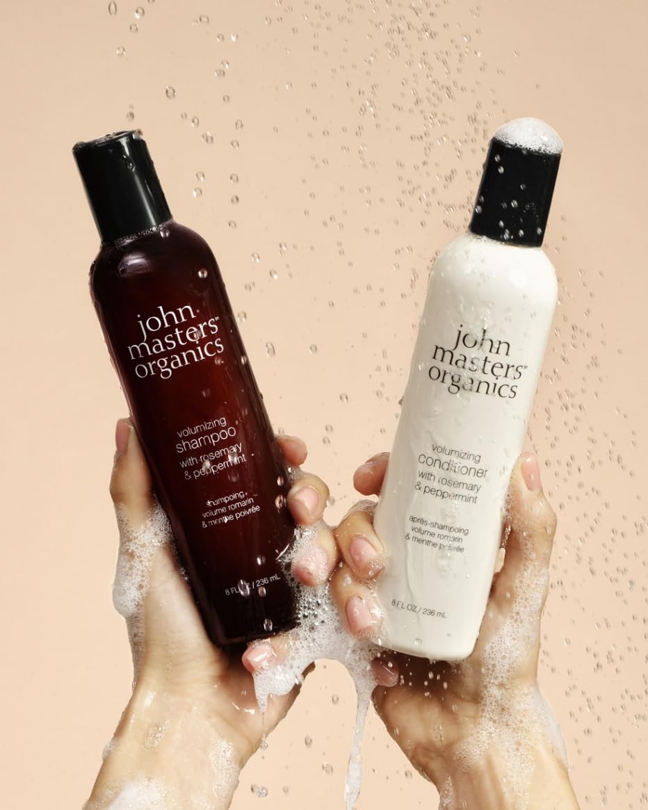 john masters organics Shampoo for Fine Hair with Rosemary & Peppermint 8 oz