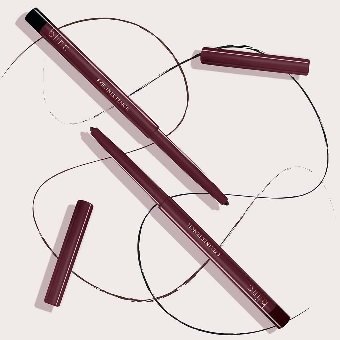 Blinc Eyeliner Pencil - Waterproof Mechanical Gel Eyeliner | Smudge-Proof, Long-Wearing, Black, 0.5g