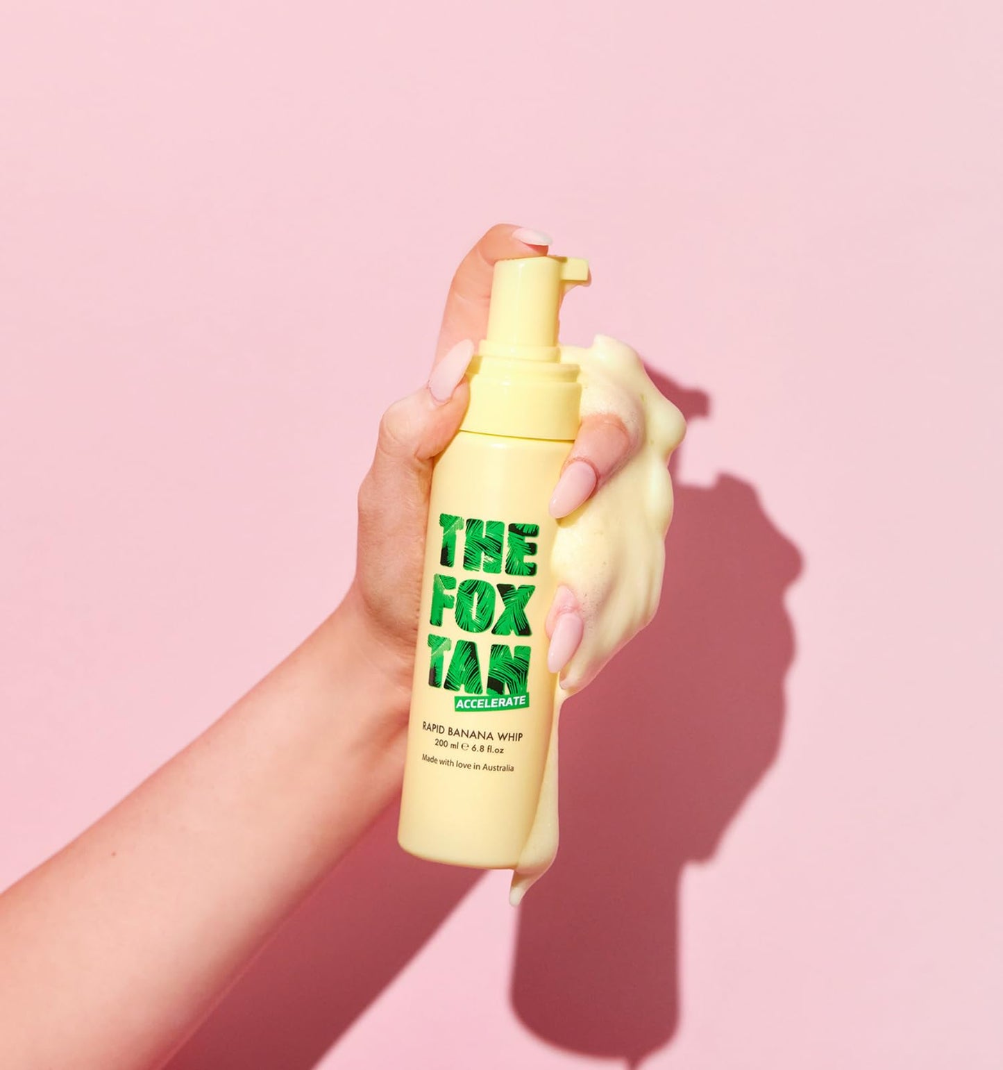 The Fox Tan Rapid Banana Whip, Natural Tanning Accelerator Lotion For Darker, Deeper & Faster Tans, Delivers Hydrated & Vibrant Skin, 200mL