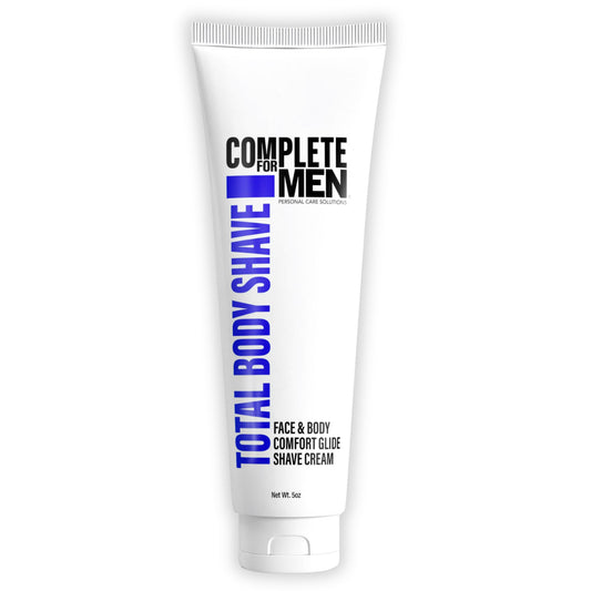COMPLETE FOR MEN - Sensitive Skin Shaving Cream, Face and Body Shaving Cream, Comfy Body Glide, Irritation Free Shave, Protect from Razor Burn, Everyday Shave Cream for Men