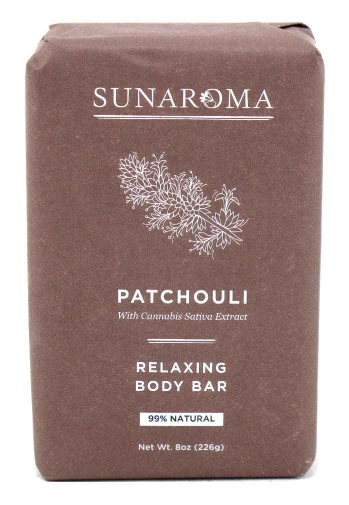 Sunaroma Soap Bar Patchouli 8 Ounce (236ml) (2 Pack)