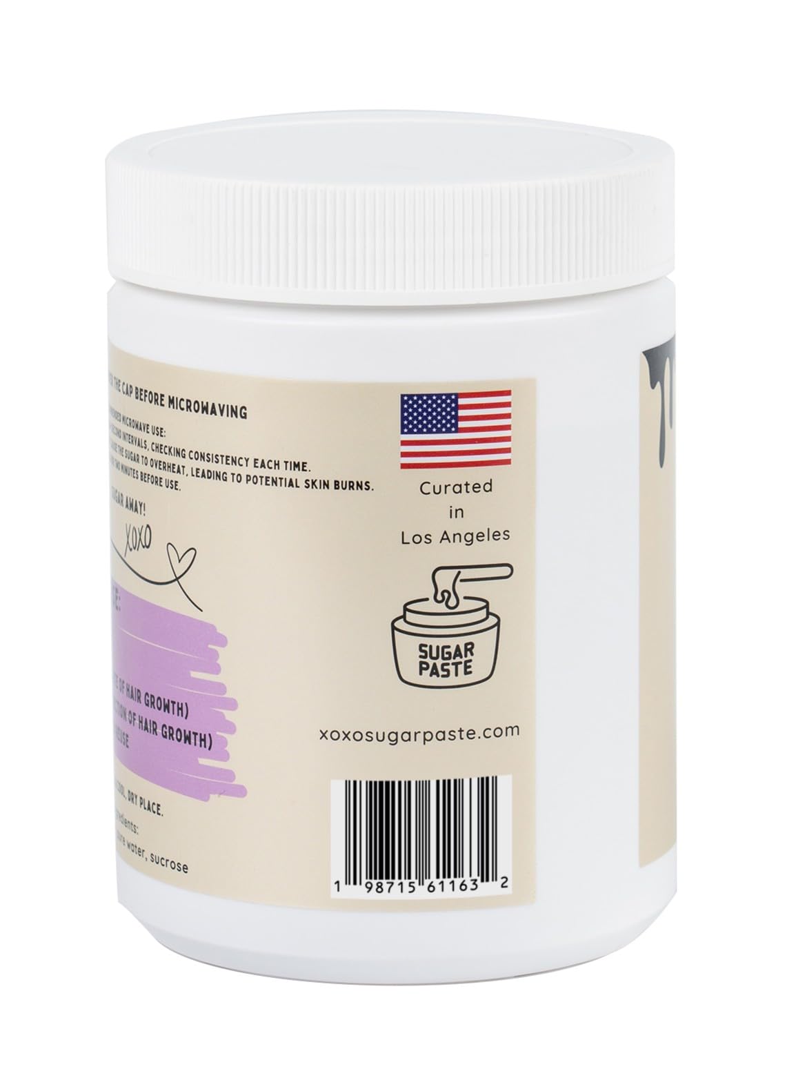 Sugaring Paste - HARD Organic Sugaring Paste for All Hair Types - Brazilian Wax, Bikini Wax, Under Arm, Full Body Hair Removal - (43 Oz.)
